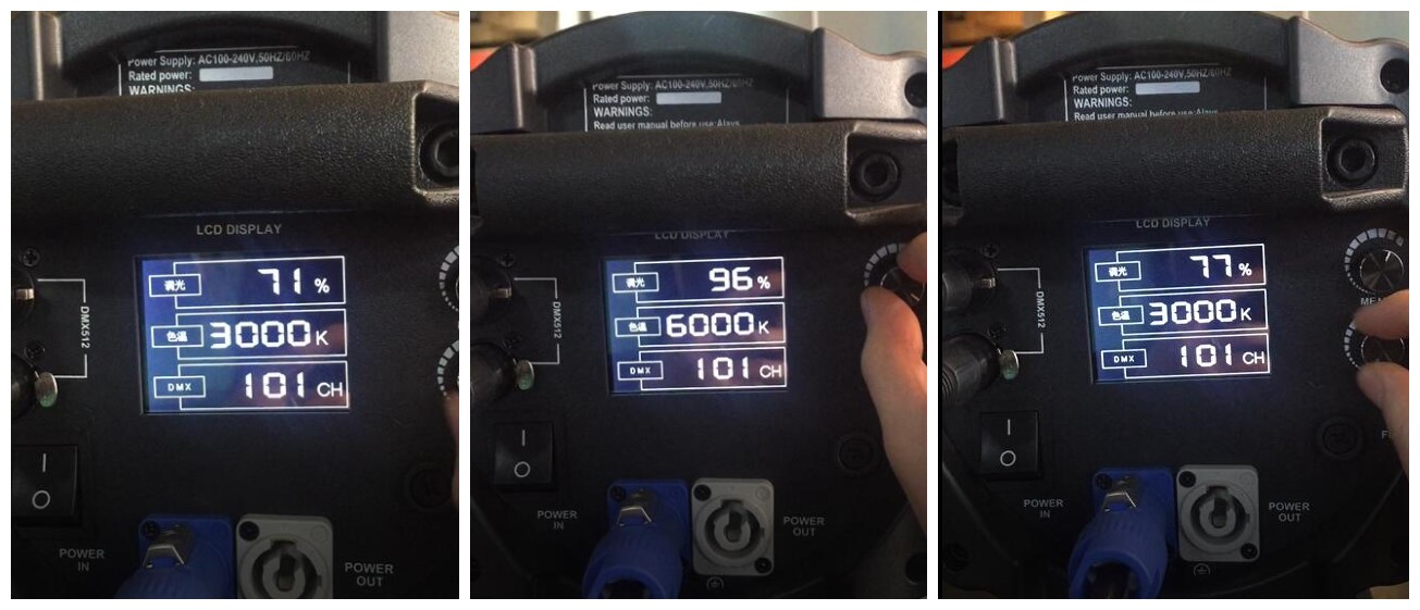 Luz Fresnel bicolor 300w