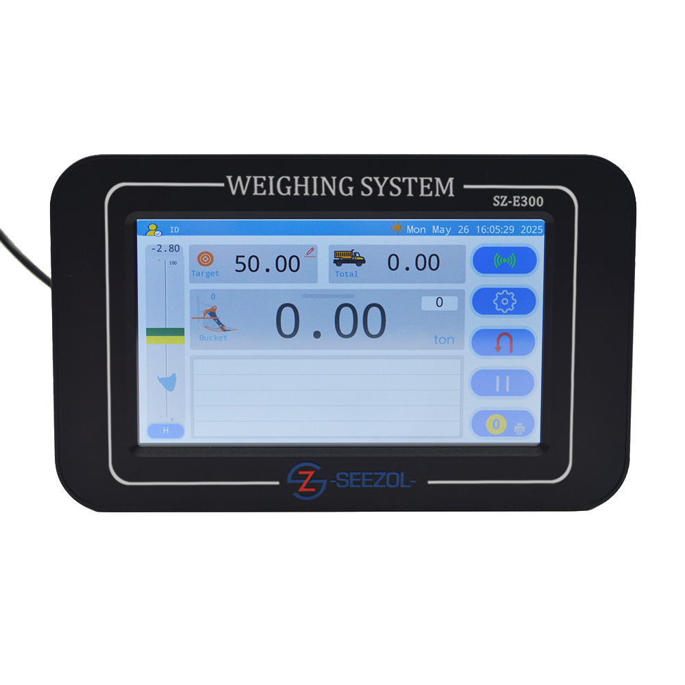 挖掘机在板载指示器加权系统