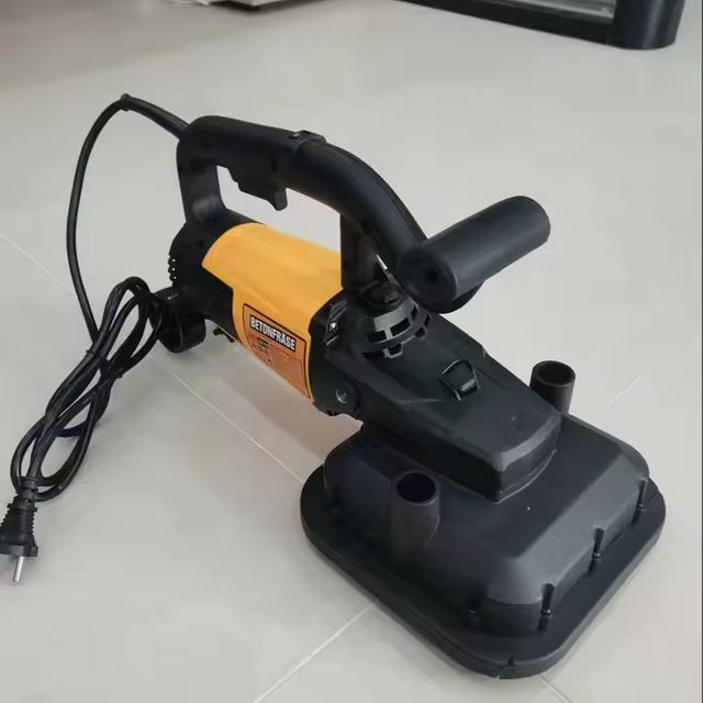 用机电抹灰砂浆手持4轮磨石混凝土研磨机