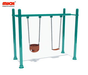 Outdoor Playground Kids Double Sesets Swing à vendre