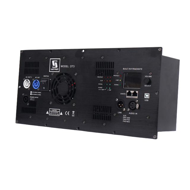 DT3 MODULE D'AMPLIFICATION DE PLAQUE AUDIO DE FIR DT3 DT3 pour le système de réseau de lignes