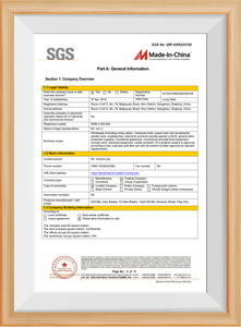 Certificat tct lame de scie