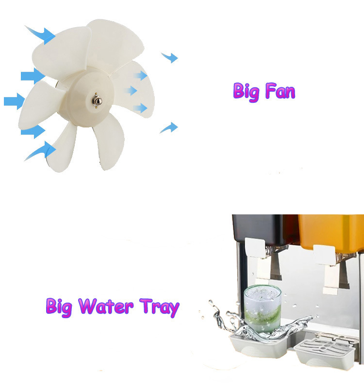 Big Capacity Commercial Stainless Steel Fruit Juicer Dispenser