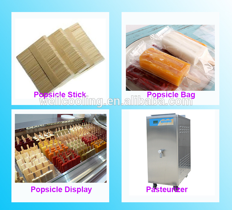 Customized Stainless Steel 304 Italian Ice Cream Popsicle Machine
