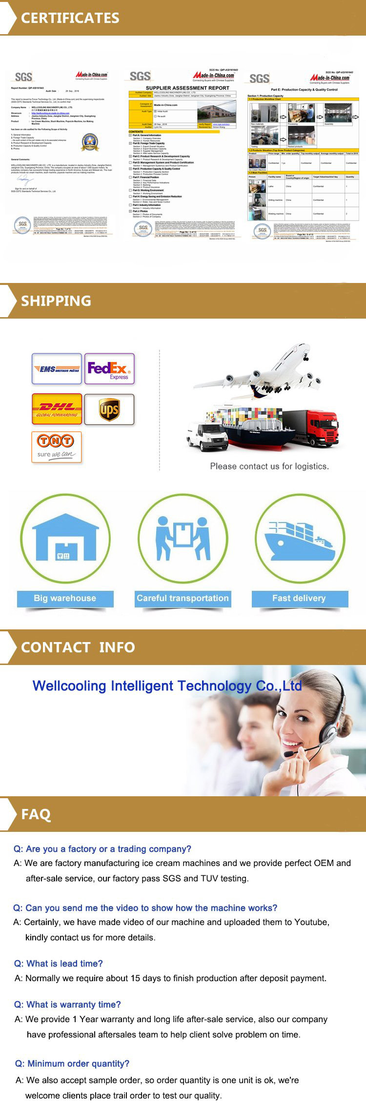 Commercial Automatic 100kg/Day Ice Maker