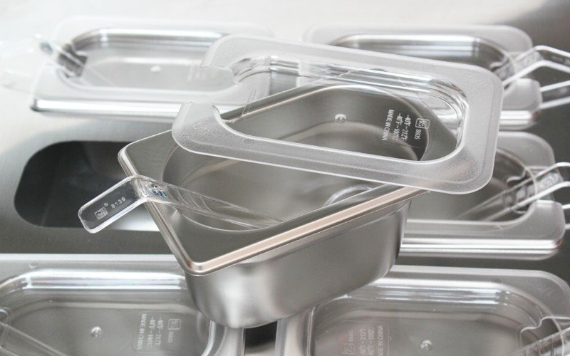 Small Table Top Fried Ice Cream Roll Machine with 4 Toppings