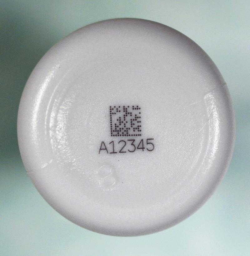 Marca ULTRAVIOLETA del laser en el pl&aacute;stico