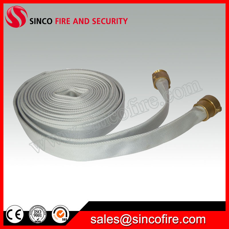Tenacity Synthetic Polyester Yarn White Fire Fighting Water Hose