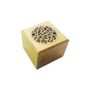 Square Incense Burner Charcoal Natural Bamboo Box Incense Holder Aromatherapy Fragrance Ornament Bamboo Handmade Incense Stick Cone Burner Holder Stand with Drawer