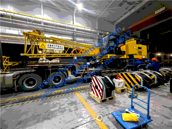 Customer order XCMG 85 ton crawler crane