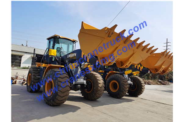 Customer order 2 units XCMG LW500FN wheel loader