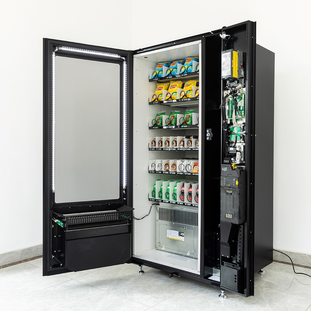 EC40 Máquina expendedora combinada de alimentos y bebidas frías con 40 selecciones