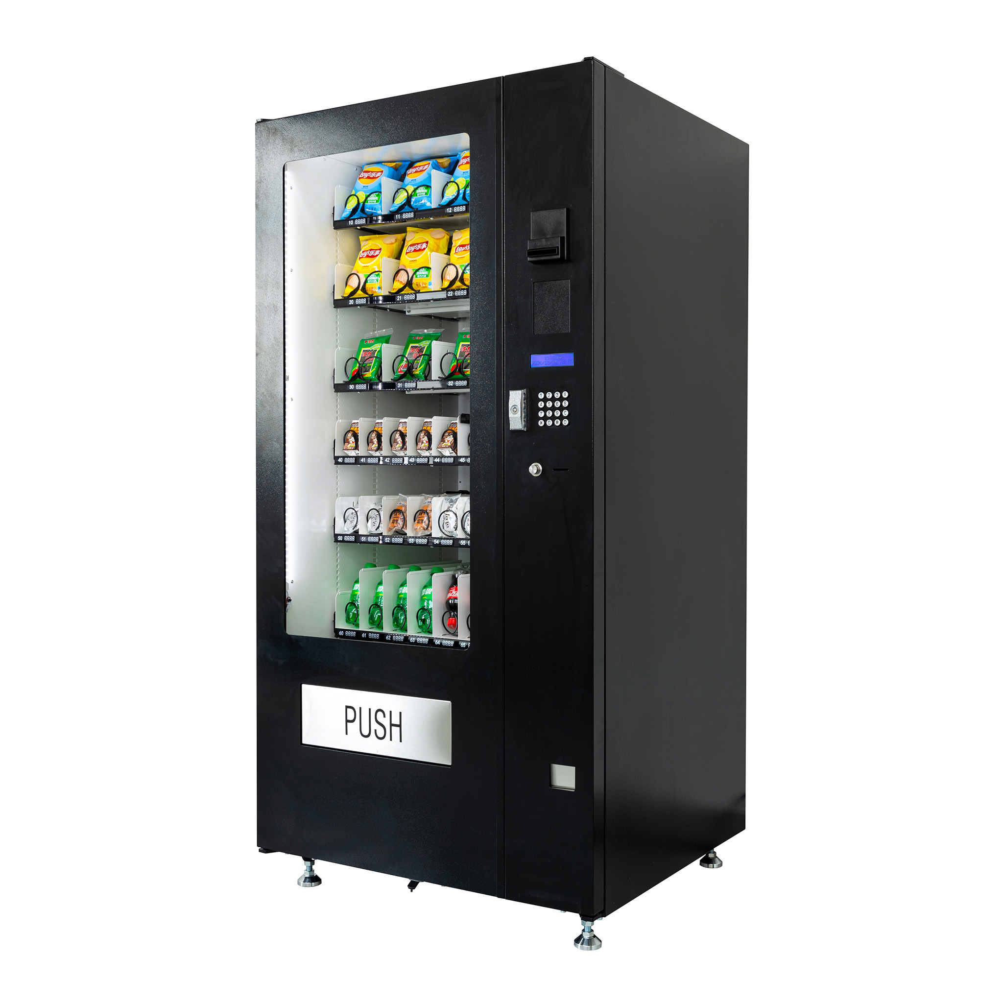 EC40 combo vending machine, 40 selections snack beverage cold drink vending machine