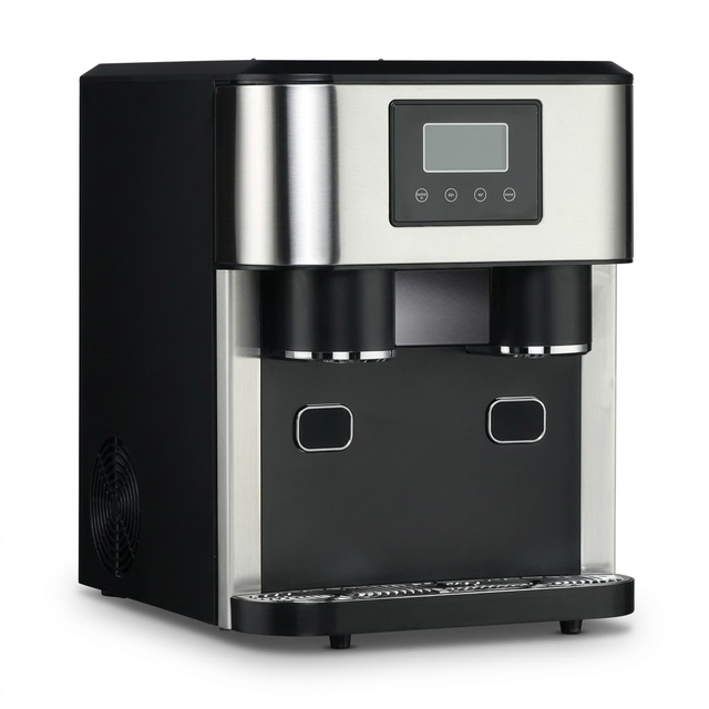 Máquina y dispensador de hielo doméstico KIM15 | Máquina de hielo picado/bala 3 en 1