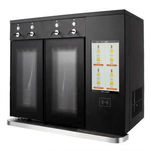 Dispensador de vino con código QR SC-4C-2 | Sistema inteligente de conservación de vino de 4 botellas