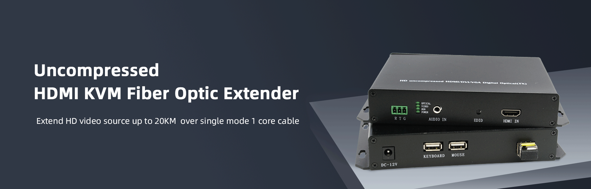 Несжатый-HDMI-KVM-Fiber-Extender-OKH411-01
