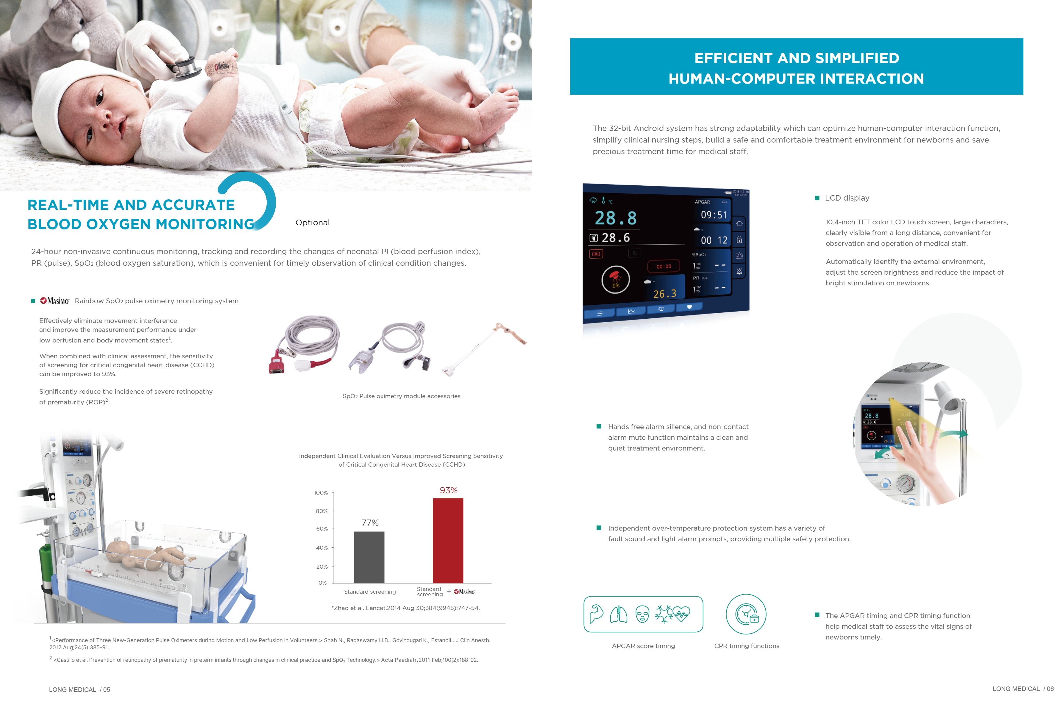 Calentador radiante infantil LBW-84-4