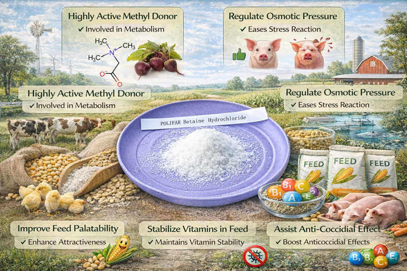الدور الأساسي للبيتين في إضافات الأعلاف