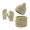 Winter Children Hat Neckwarmer Glove Set