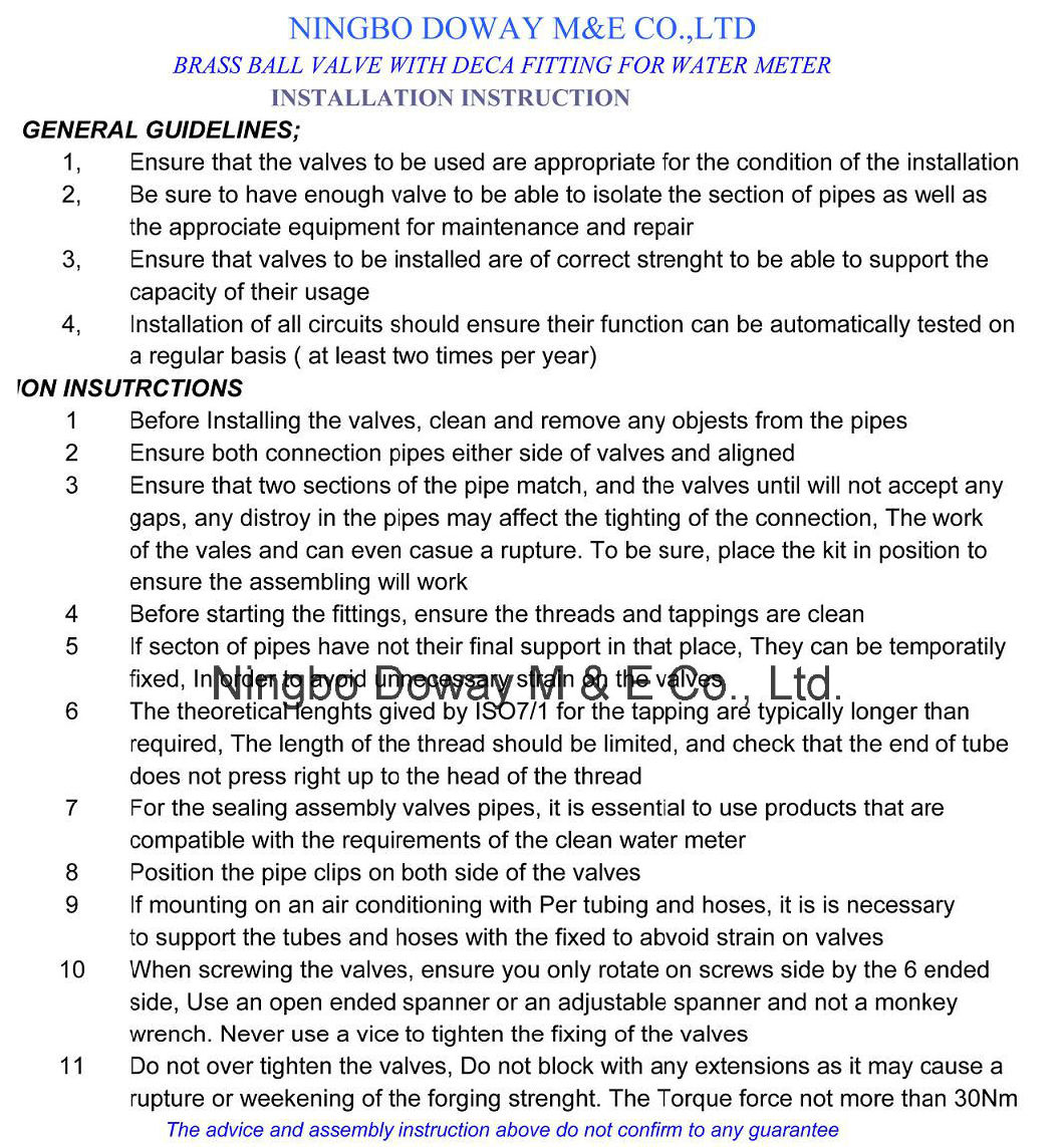 Fournisseur de la Chine Robinet &agrave; bille d'eau en laiton de haute qualit&eacute; avec poign&eacute;e en aluminium