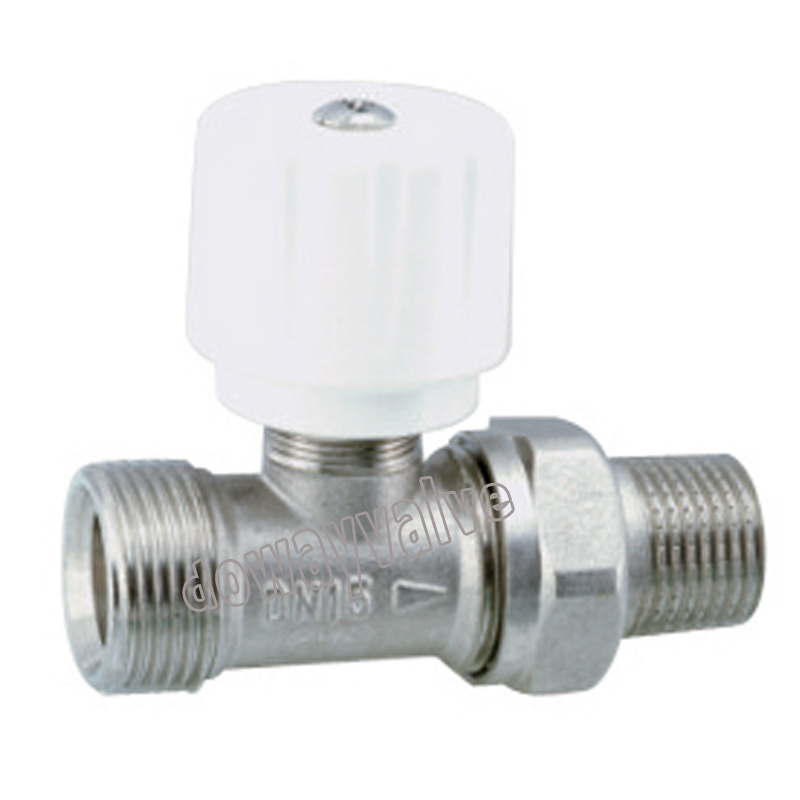 Valve de radiateur en laiton forg&eacute; DN15