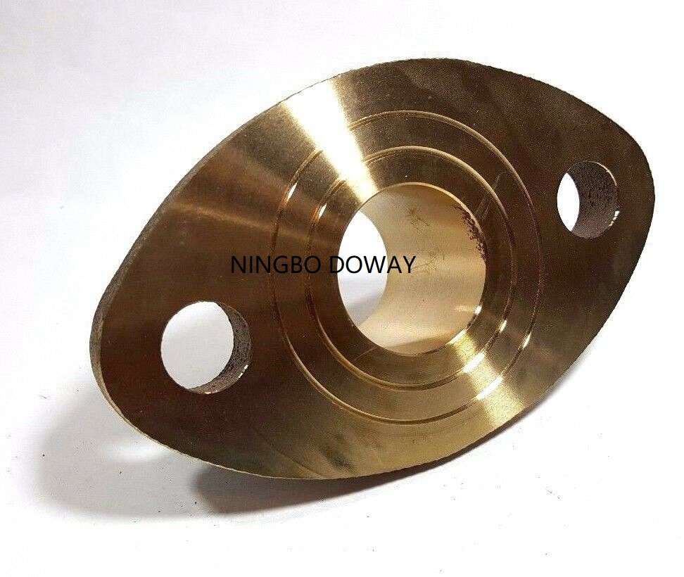 Raccords de brides d'extr&eacute;mit&eacute; de sueur ovale en bronze personnalis&eacute; d'usine de la Chine