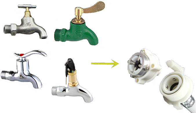 Tuyau d'arriv&eacute;e d'eau de machine &agrave; laver automatique en PVC