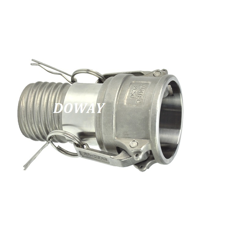 Tuyau de soudage de couplage de tuyau composite en aluminium Camlock