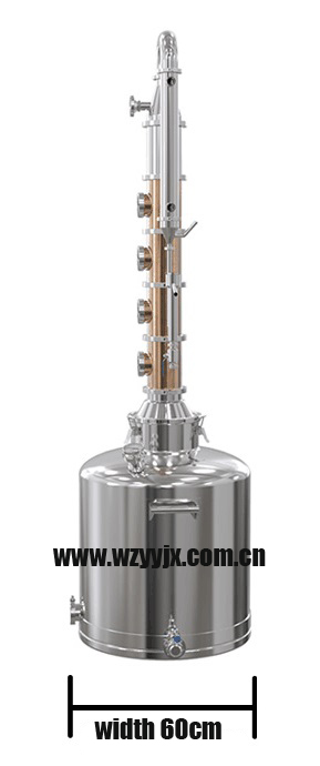 26 Gallon Copper 4" Diameter Home Distilling 4 Sections