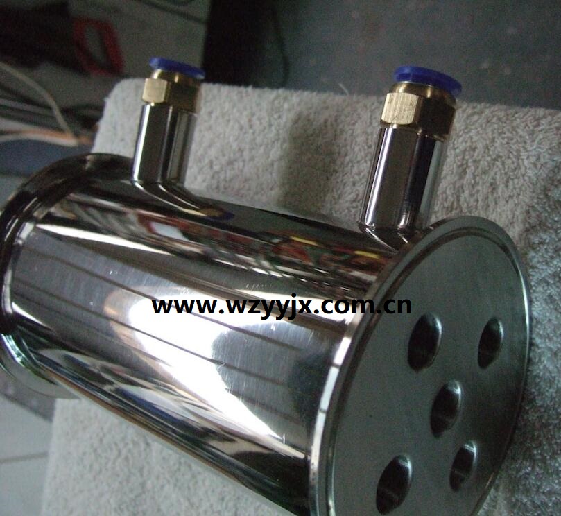 Stainless Steel Sanitary Dephlegmator Condenser For Extractor Parts