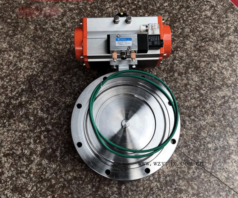 GIQ High Vacuum Pneumatic Butterfly Valve