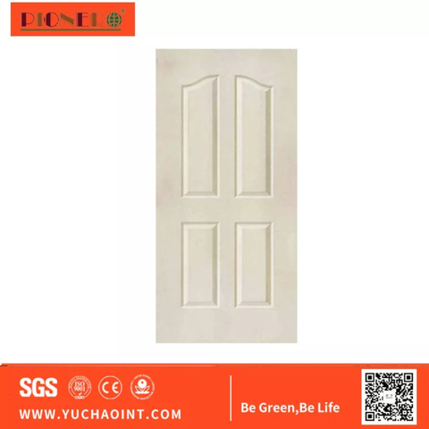 Interior HDF White Primer Door Skin Natural Veneer Door Skin Supplier