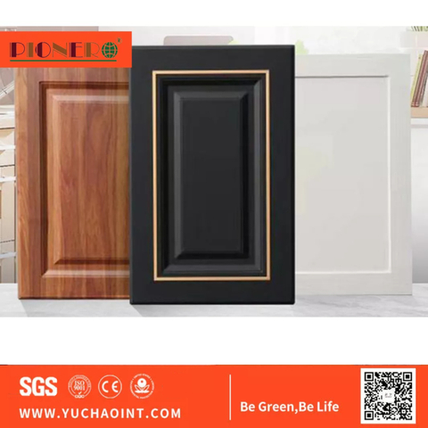 PVC Vinyl Wrapped Kitchen Cabinet Doors