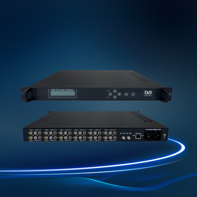 HP4134A 12 IN 1 DVB-C MEPG2/H.264 SD Encoder Modulator