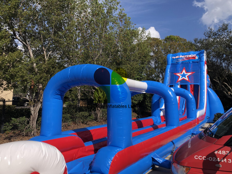 Inflatable Patriot Slide Double Lane For Adults