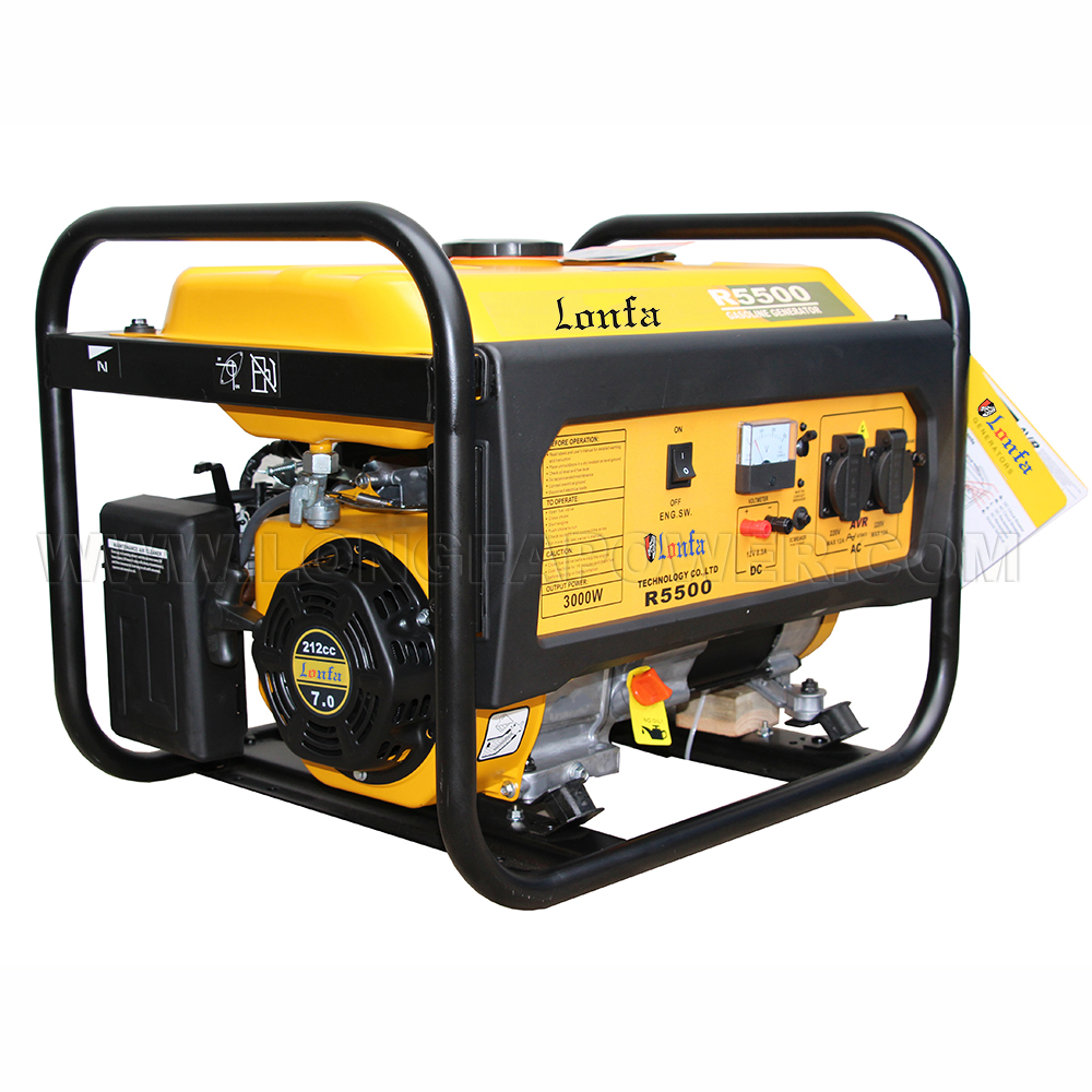 R5500 3000W 212CC 7.0HP High Quality Gasoline Petrol Generator