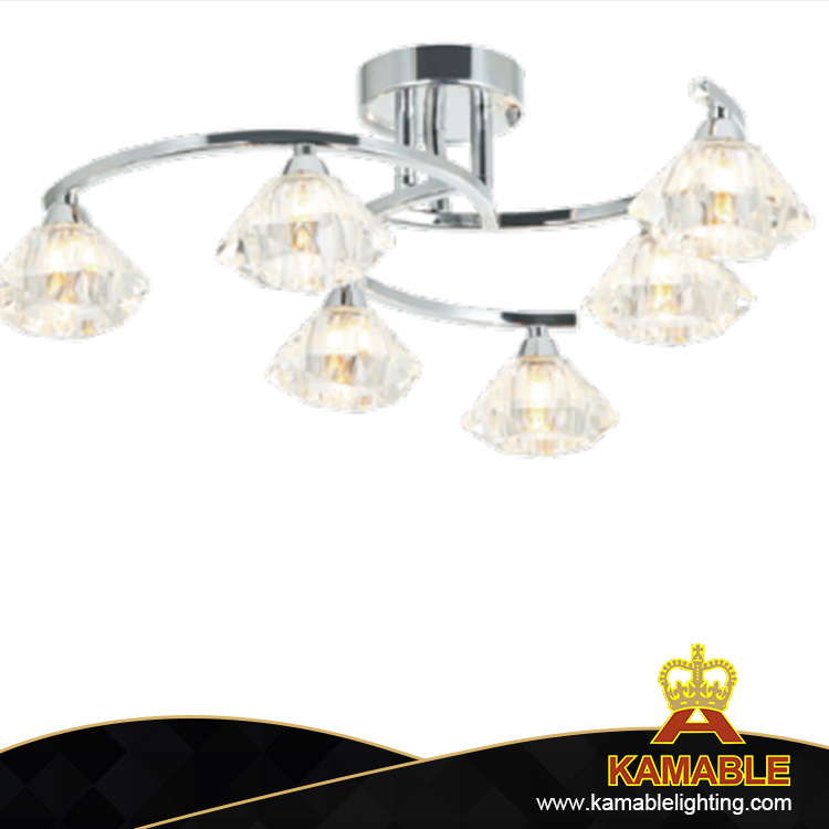 Замечательный дизайн популярный светодиодный потолочный светильник Crystal Chrome (KC10884-6)