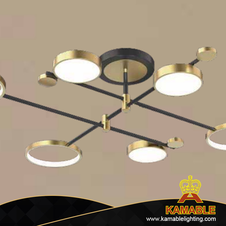 Потолочный светильник цвета золота Сид живущей комнаты специальный черный (KC10891-8)
