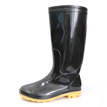 SQ-BY 2 dollar very cheap waterproof black pvc glitter rain boots for work