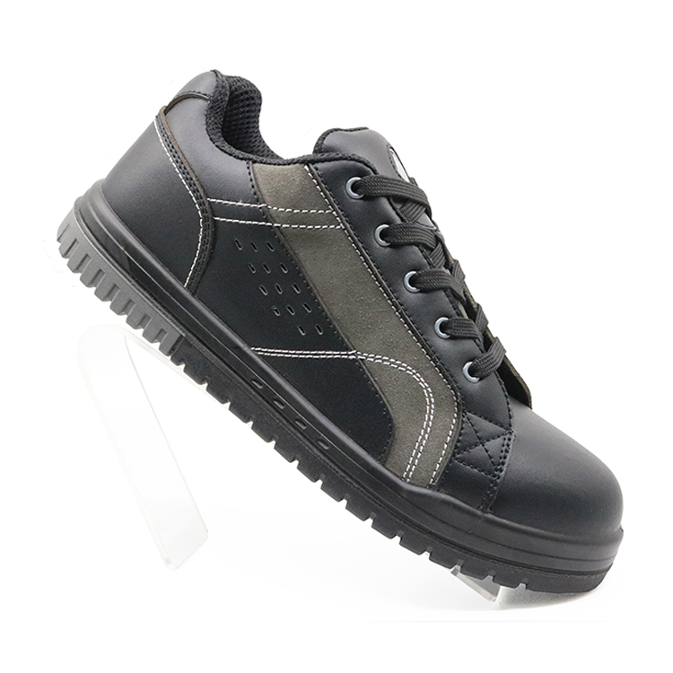 PU injection slip resistant anti static metal free sport shoes safety