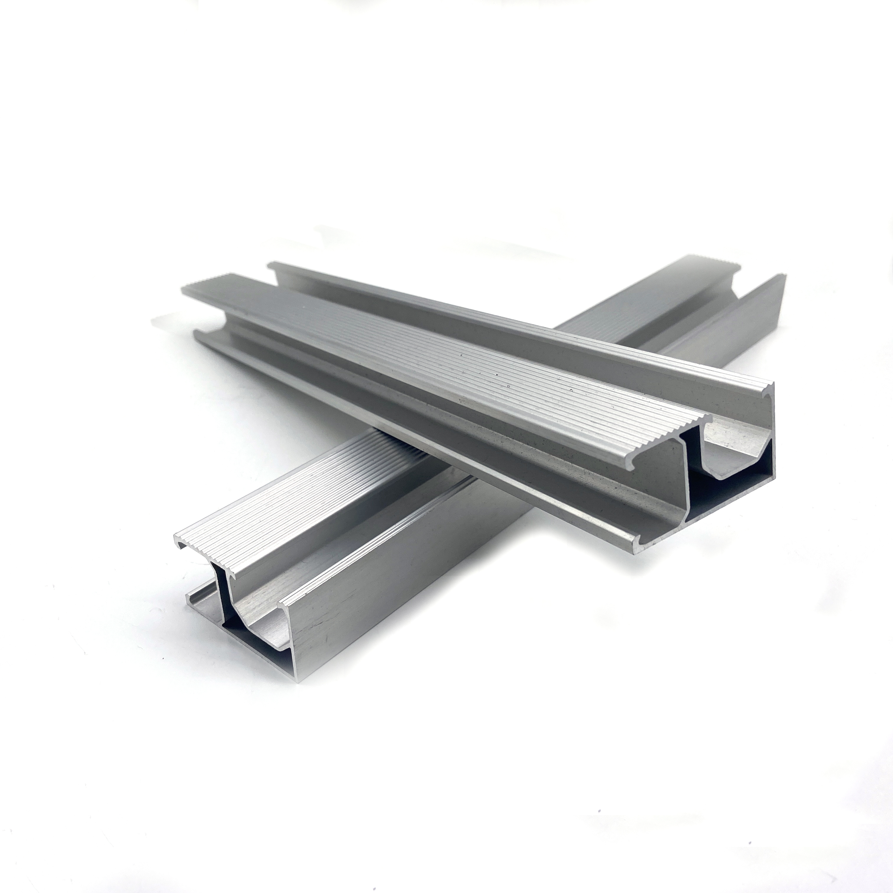 Perfiles de construcción de aluminio del sistema solar T-lot de 60 series Soporte de perfil de extrusión de aluminio