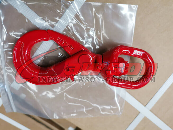 Gancho autoblocante giratorio G80 para eslingas de cadena de elevaci&oacute;n - Dawson Group Ltd. - Fabricante, proveedor y f&aacute;brica de China