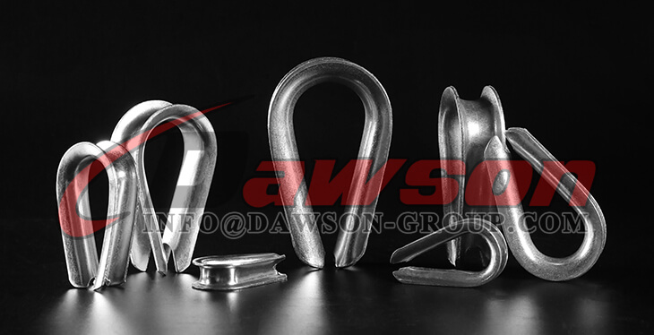 Dedal de cable galvanizado DIN 6899 Tipo A - Dawson Group Ltd. - F&aacute;brica de China