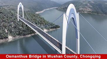 Puente Osmanthus en el condado de Wushan, Chongqing - Dawson Group Ltd. - Fabricante, proveedor y f&aacute;brica de China