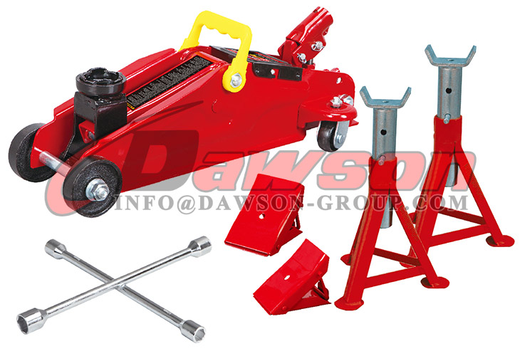 Juego combinado de soportes y gato con ruedas de 2 toneladas, kit combinado, juego combinado de gato con ruedas - Dawson Group Ltd. - Proveedor de China, F&aacute;brica