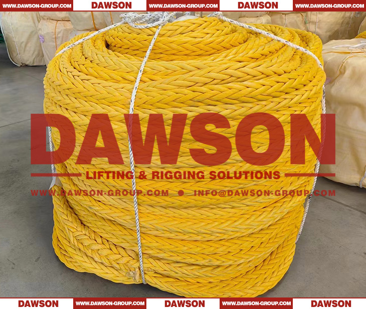Cuerda de amarre DAWSON-MAX HMPE de 12 hebras, fibra de polietileno de peso molecular ultraalto (UHMPE) - Dawson Group Ltd. - Fabricante, proveedor de China