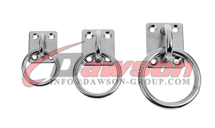 Placa de ojo cuadrada de acero inoxidable con anillo - Dawson Group Ltd. - Proveedor, fabricante, f&aacute;brica de China