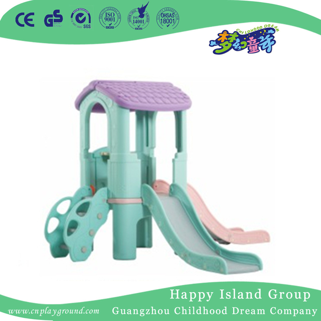 Indoor Kindergarten Plastic Small Slide Playground (ML-2011701)