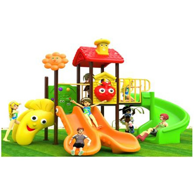 Familien-einfacher kleiner Kinderrutsche-Spielplatz (BBE-N11)