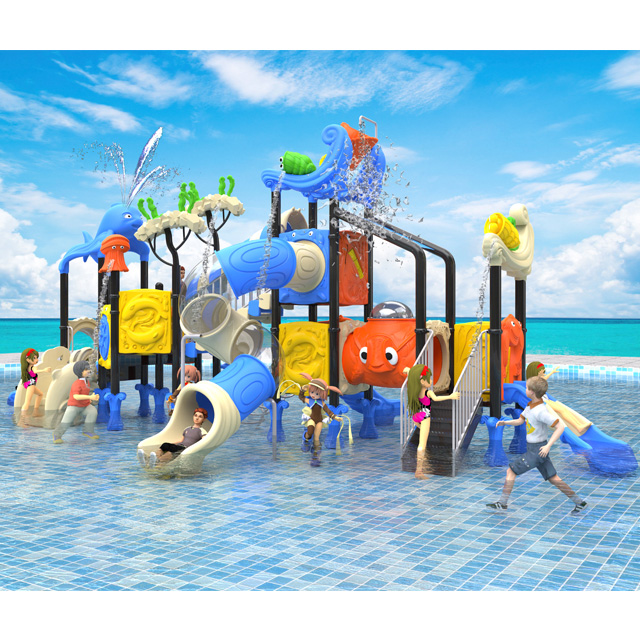 Kleine Wasserparkrutschen aus Kunststoff für Spindrift Water Kids Playground vom Hersteller HKDLS-3701